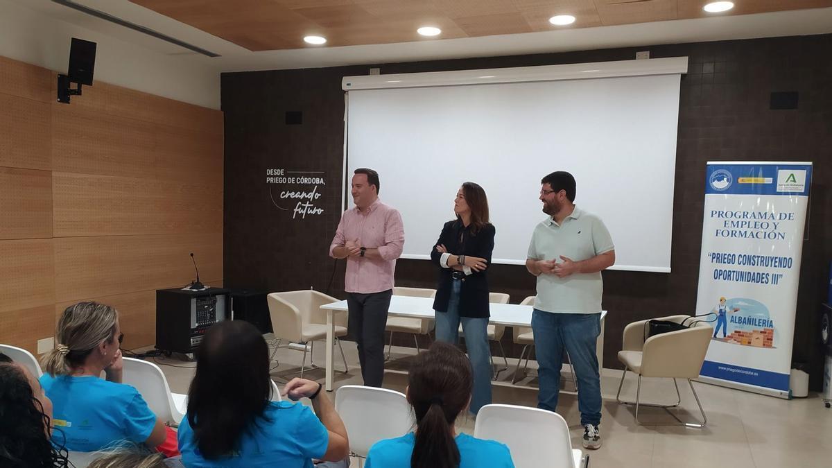 Un taller de empleo formará en Priego de Córdoba a 15 personas, la mayoría mujeres, en el sector de la construcción