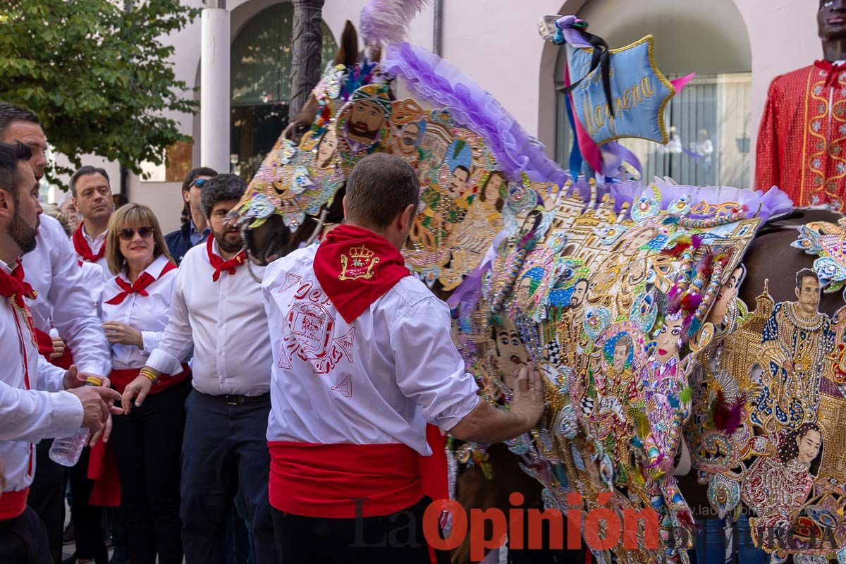 Recorrido Caballos del Vino día dos de mayo en Caravaca