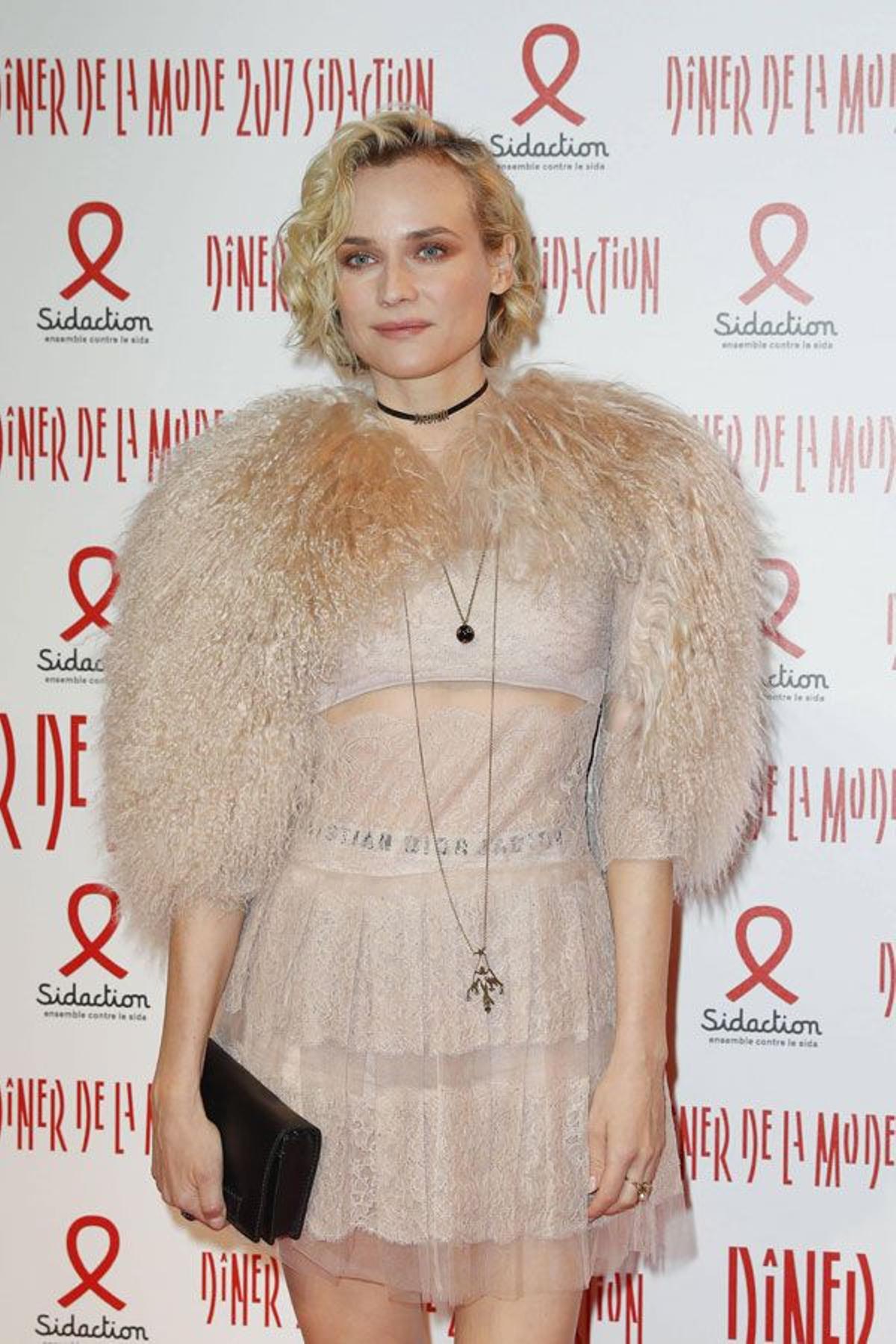 Diane Kruger con vestido de bailarina de Dior