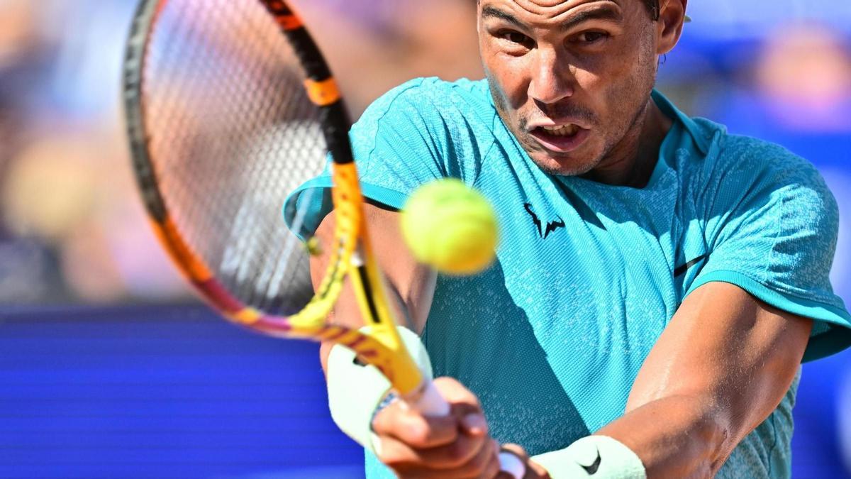 Nadal, en la final del torneo de Bastad que perdió ante el portugués Nuno Borges.