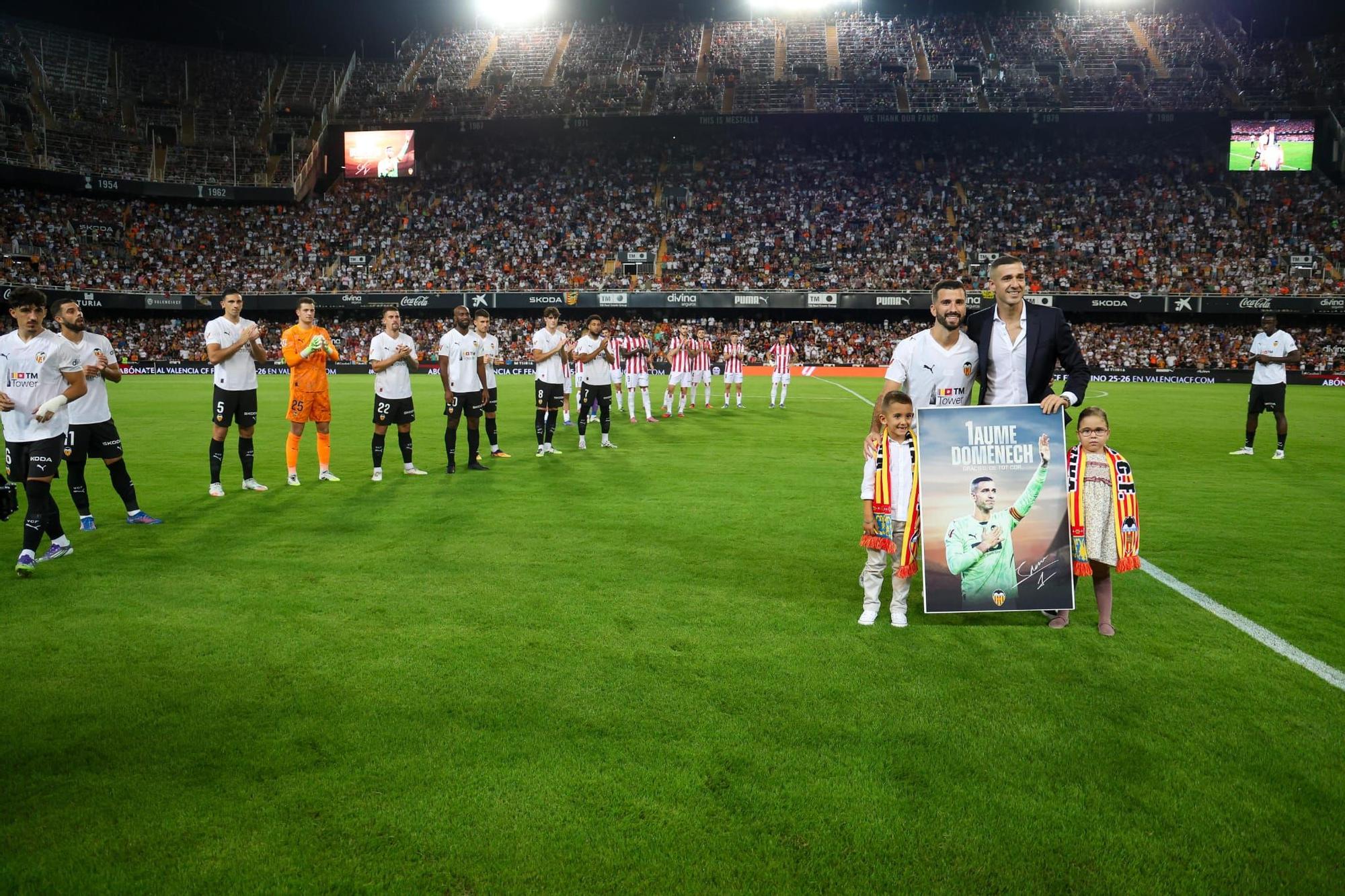 El Valencia CF - Athletic Club jugado en Mestalla, en imágenes