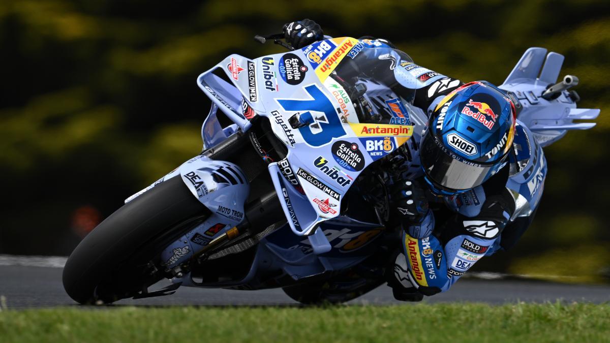 Àlex Márquez, durante una carrera