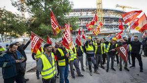 Detectats obrers turcs sense papers a l’obra del Camp Nou
