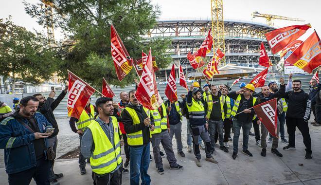 Detectats obrers turcs sense papers a l’obra del Camp Nou