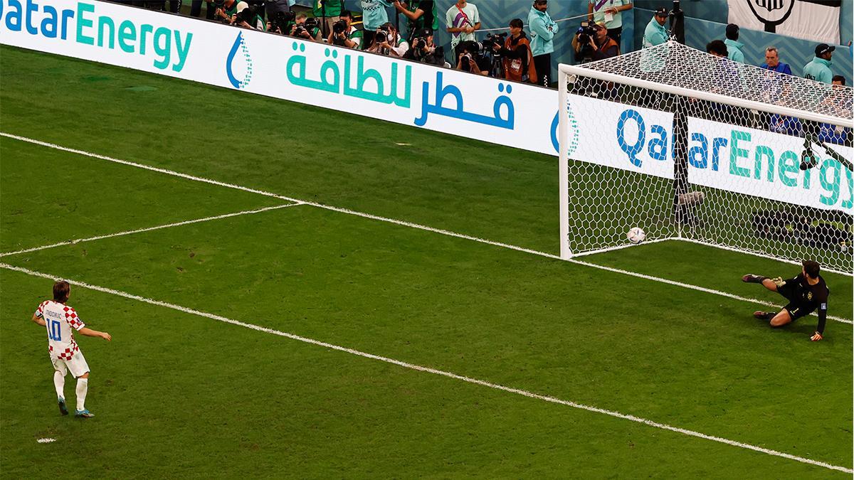 Brasil - Croacia | El gol de Modric en la tanda de penaltis