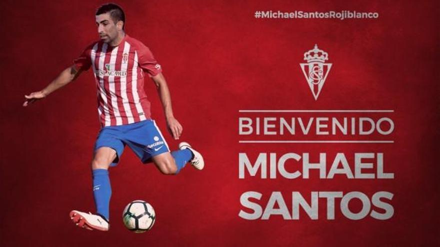 Michael Santos, nuevo jugador del Sporting