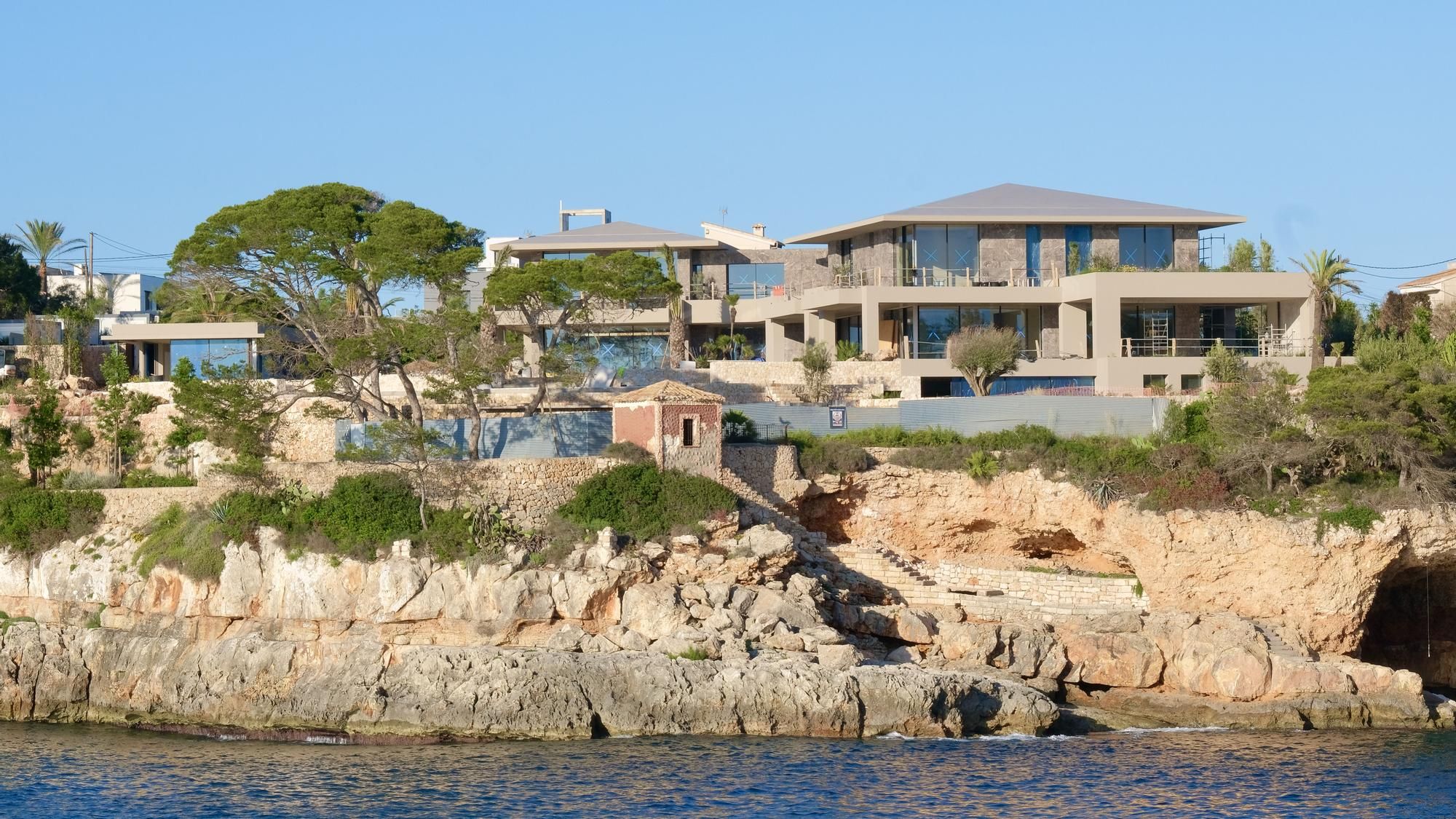 Die Villa von Rafael Nadal in Portocristo im Juni 2023 kurz vor der Fertigstellung