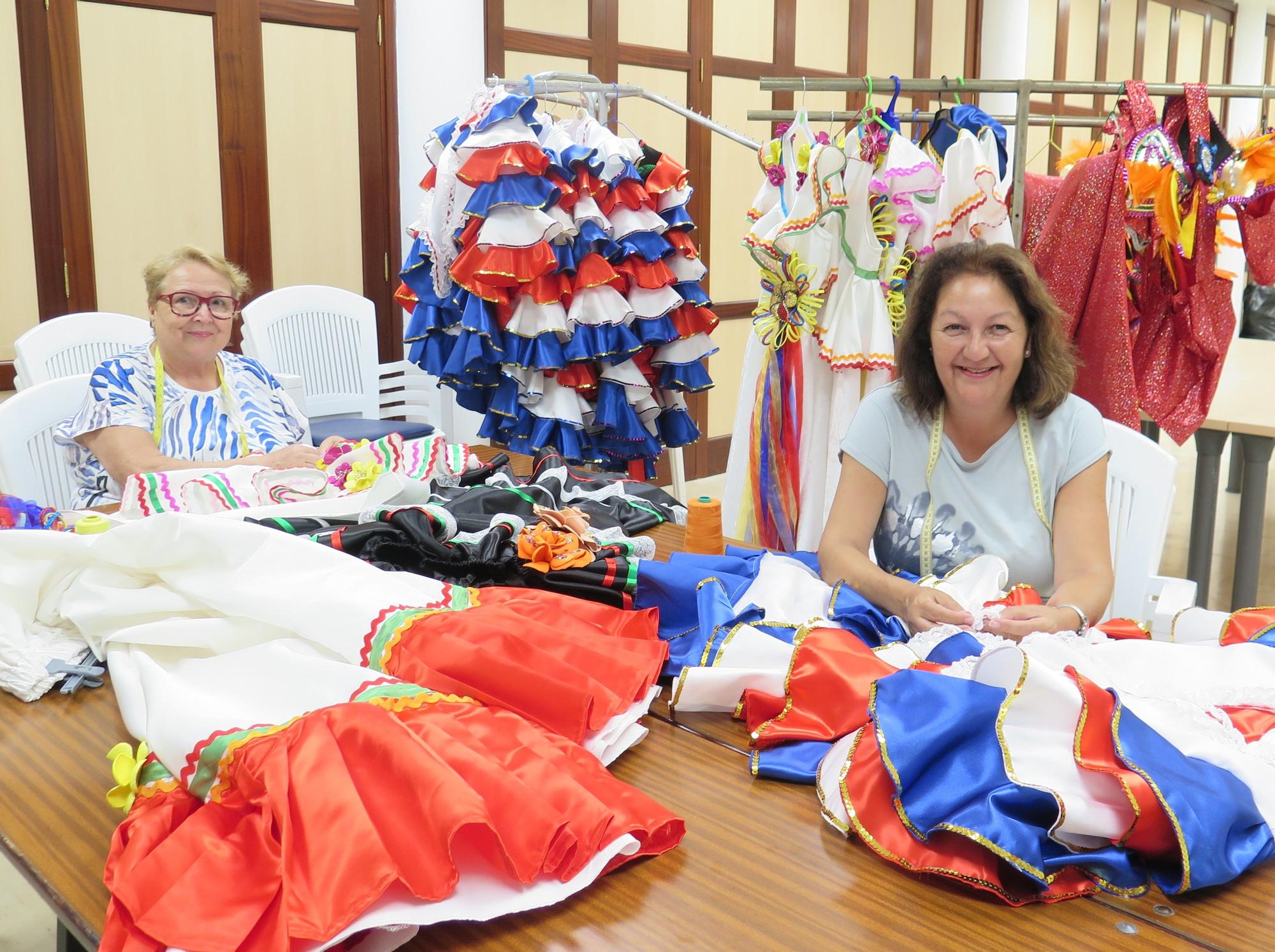 Preparativos de la cabalgata de Guía