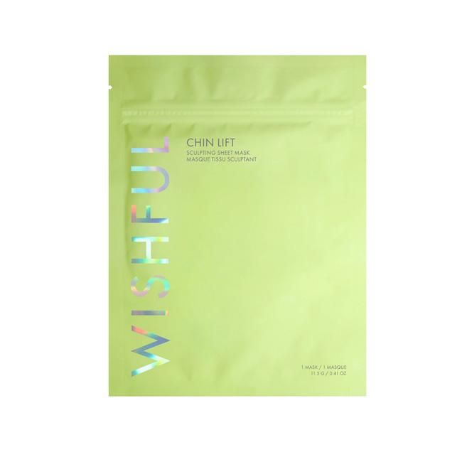 Chin Lift Sculpting Sheet Mask, Wishful Huda Beauty