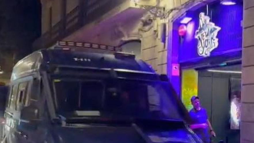 Redada policial en un club nocturno de Barcelona