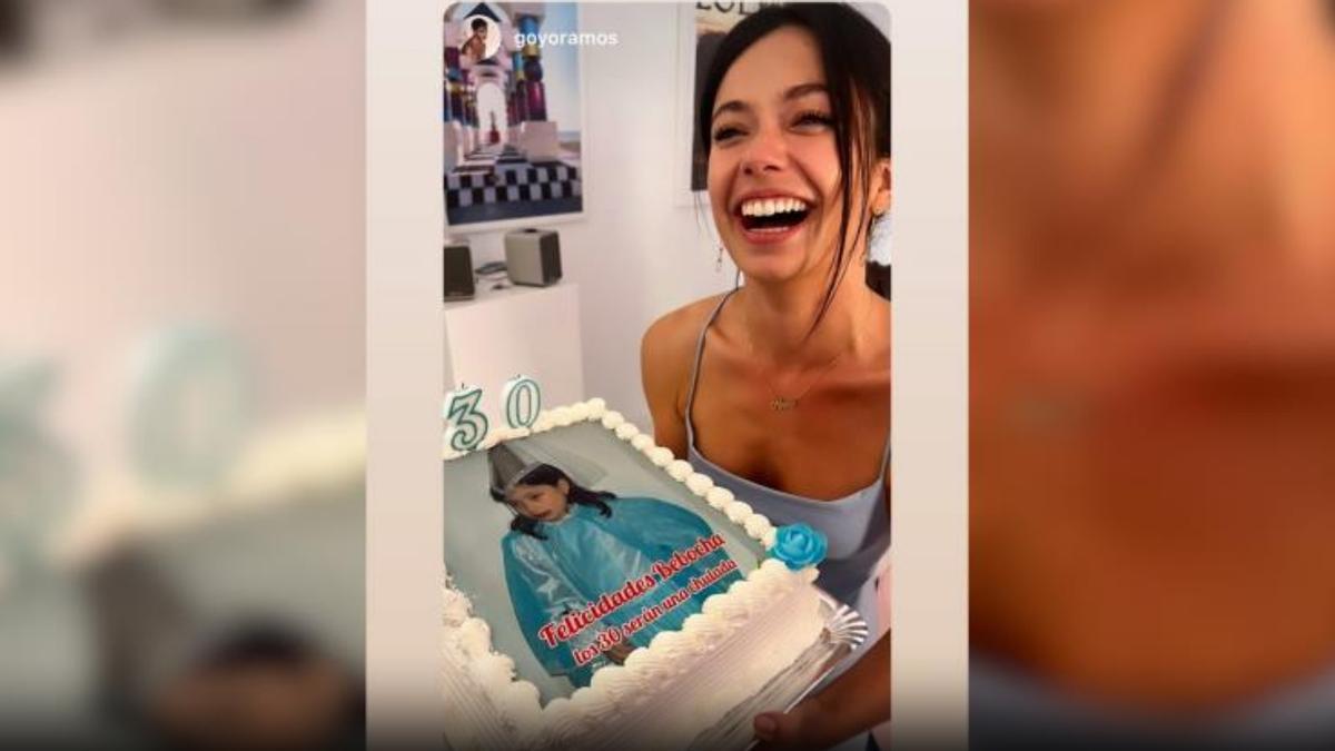 Anna Castillo muestra cómo ha sido la celebración de su 30 cumpleaños.