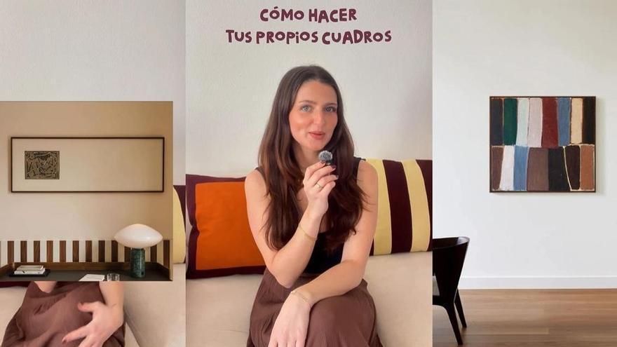 Paula Carabal propone una alternativa a los cuadros de tienda: arte con recuerdos, viajes y significado propio