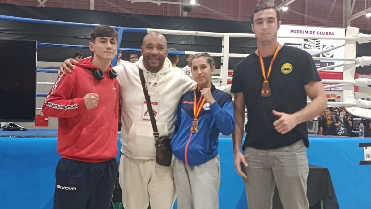 Fabio Manzano, Alexander Betancourt, África González y Jacobo Fernández.