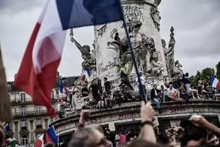 DIRECTO | Manifestación en la Plaza de la República en Francia