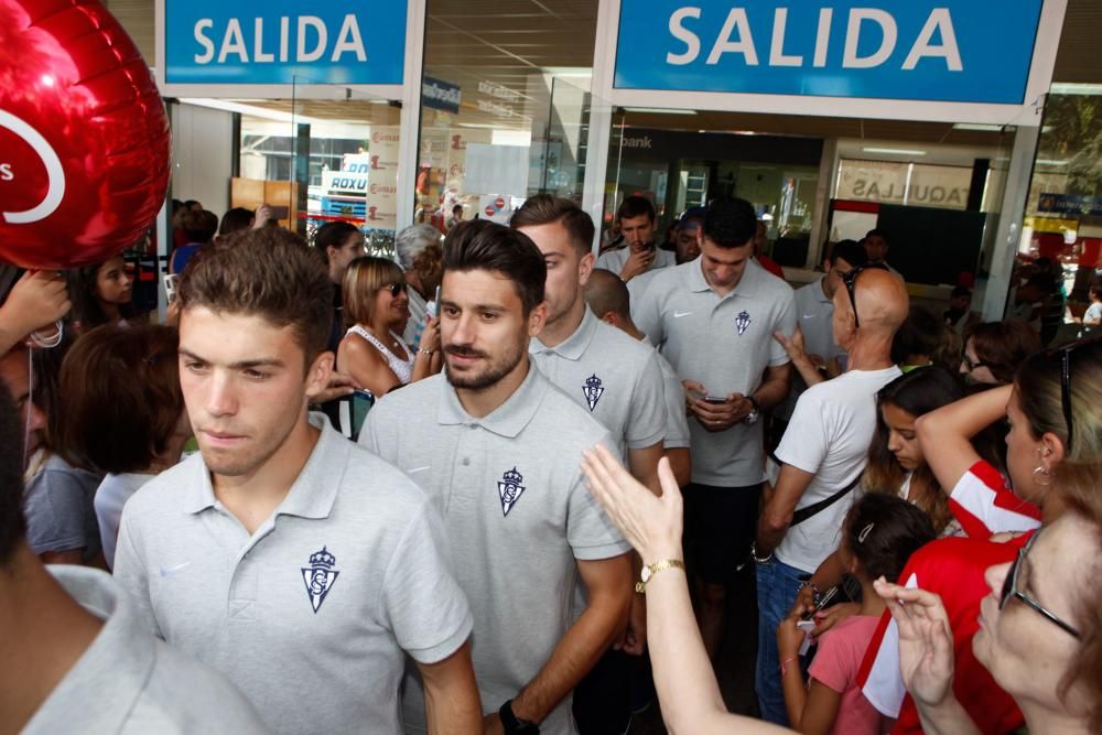 Visita del Sporting a la Feria