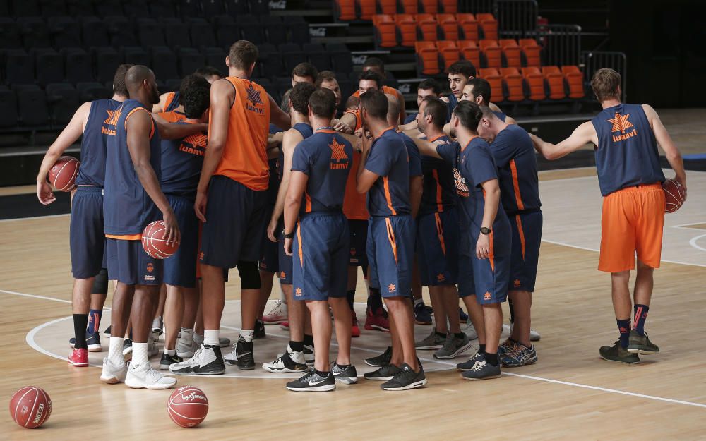 Vuelta al trabajo del Valencia Basket