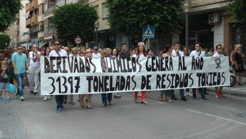 Manifestación 'Aire Limpio' en Alcantarilla