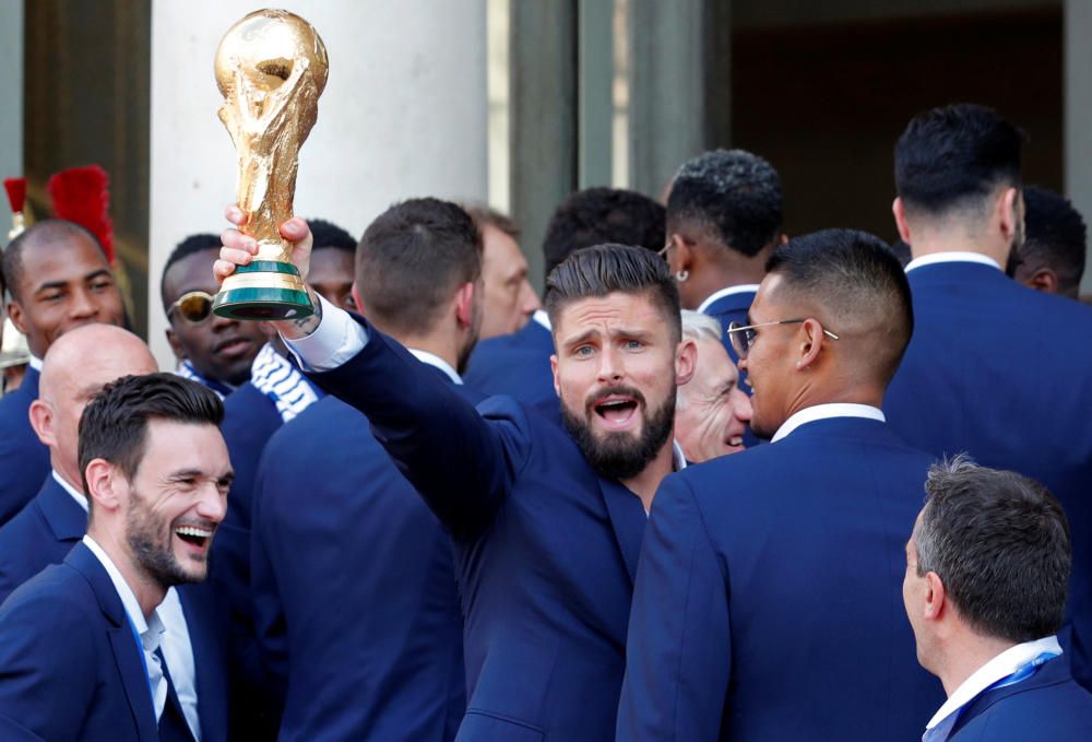 Las imágenes de la celebración de la selección francesa en París