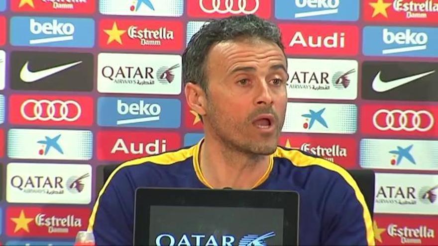 Luis Enrique sobre el video de Alves: &quot;Su intención no era la de molestar a nadie&quot;