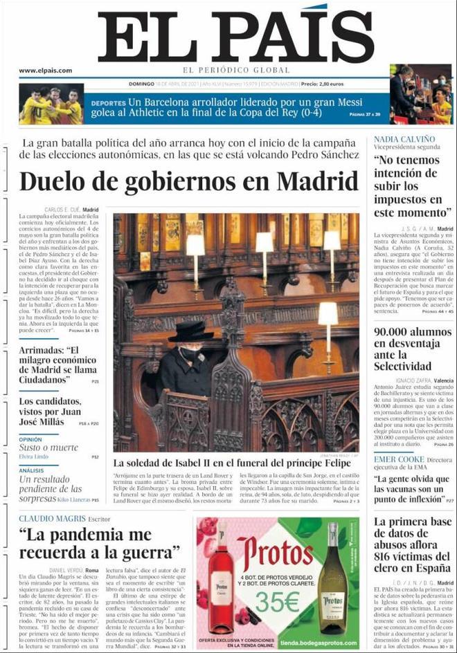 Portada El País