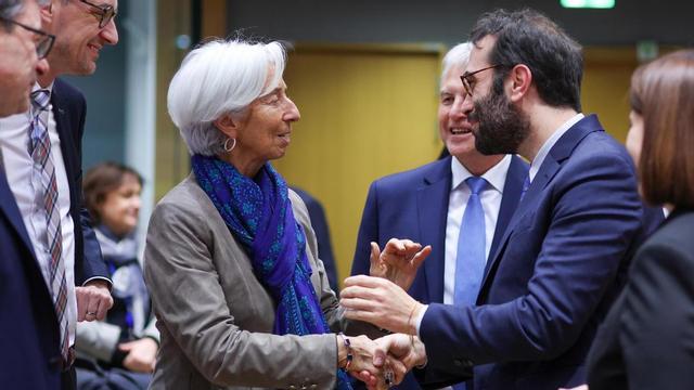 Eurogroup Finance Ministers council meeting in Brussels