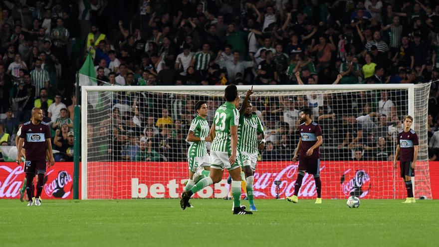 El Betis gana al Celta y Escribá agota su ¿última? vida