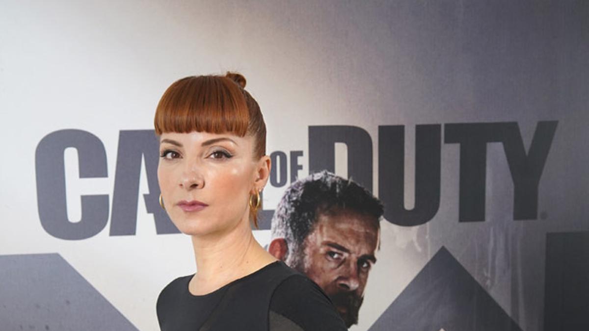 Najwa Nimri, en la promoción de 'Call of Duty'