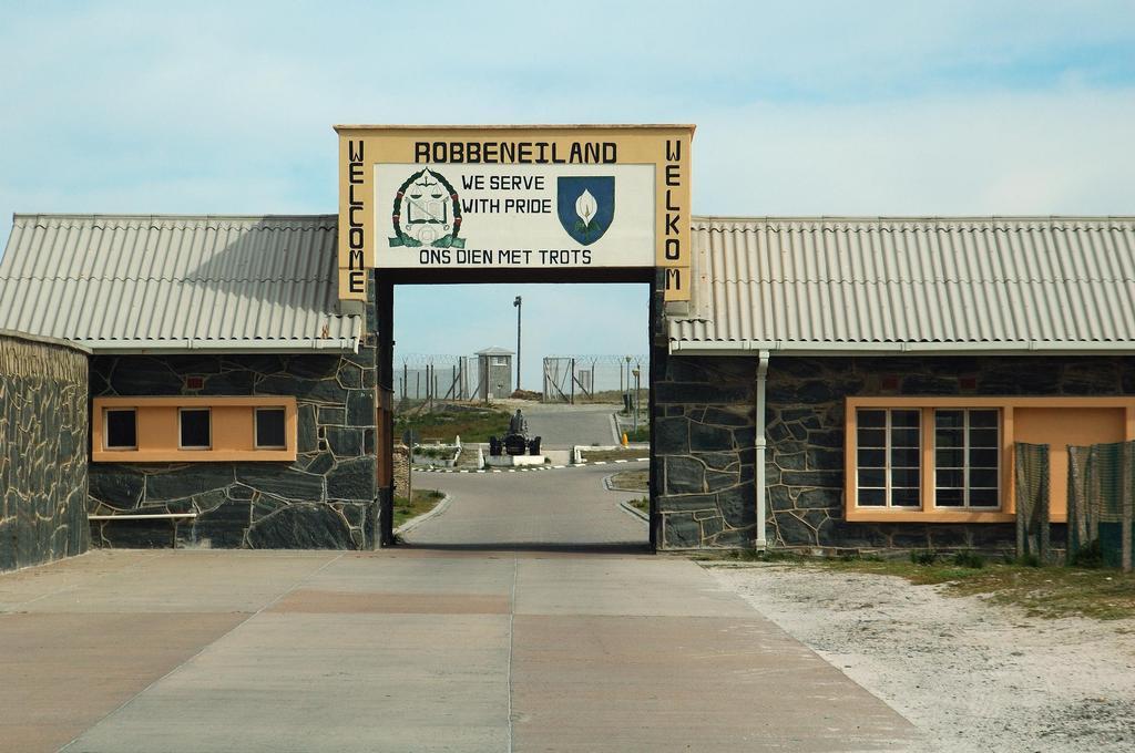 La entrada a Robben Island