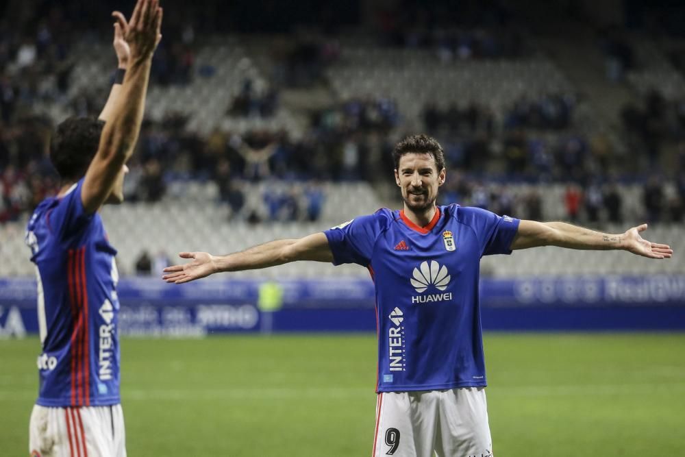 Partido en el Carlos Tartiere entre el Oviedo y el Almería