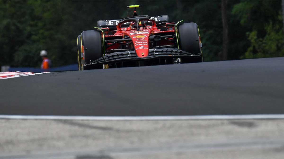 Sainz ha terminado octavo con el Ferrari en Hungría