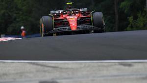 Sainz ha terminado octavo con el Ferrari en Hungría