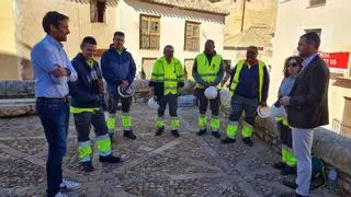 Un nuevo programa de empleo trabaja en el embellecimiento del casco histórico de Caravaca