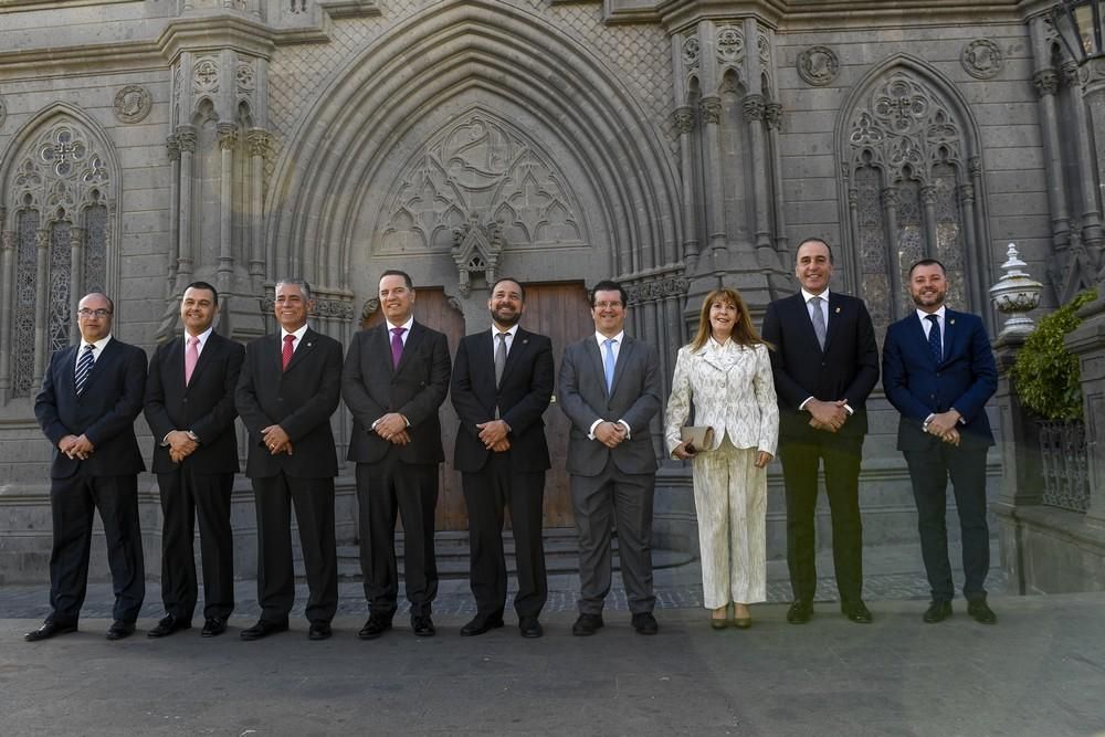 Toma de posesión del nuevo presidente de la Mancomunidad del Norte de Gran Canaria