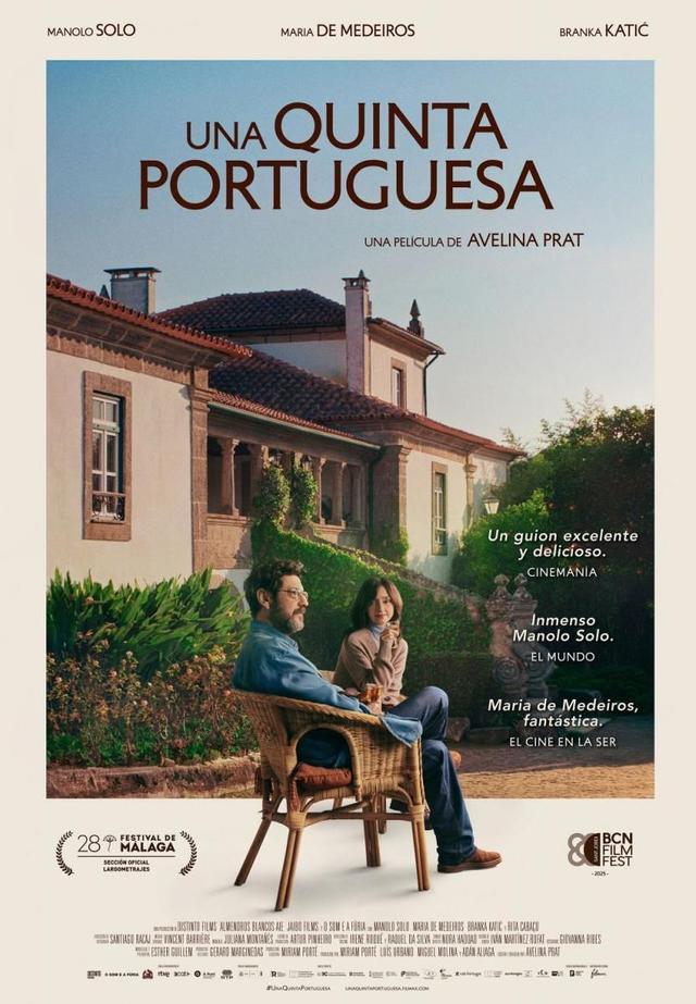 Cartelera de la película 'Una quinta portuguesa'.