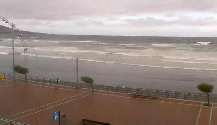 Lluvia y viento en Canarias (22/11/16)