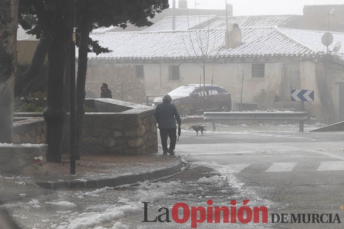 Descubre la última nevada del invierno en las proximidades de Revolcadores en Moratalla