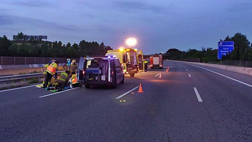 Mor un veí de Girona atropellat a l&#039;autopista, a Salt