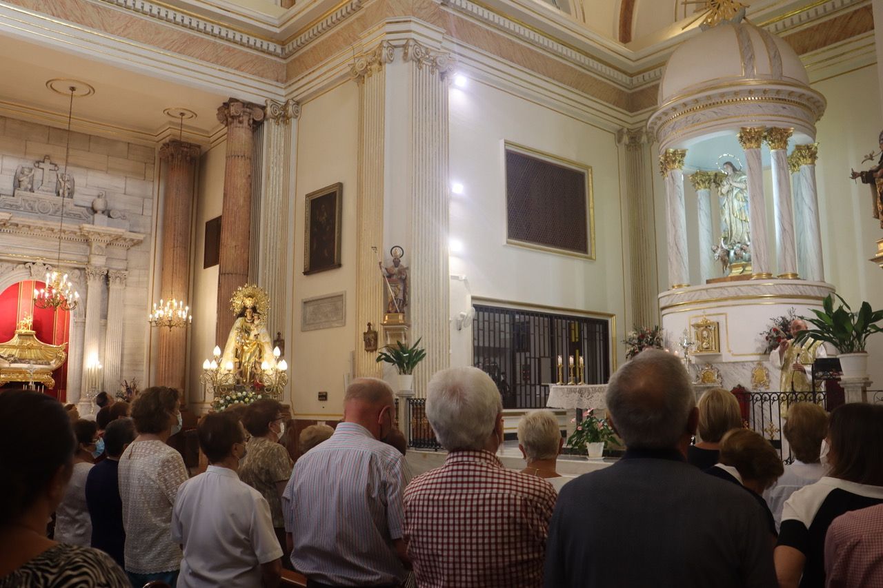 Benigànim se vuelva con la visita de la Virgen de los Desamparados