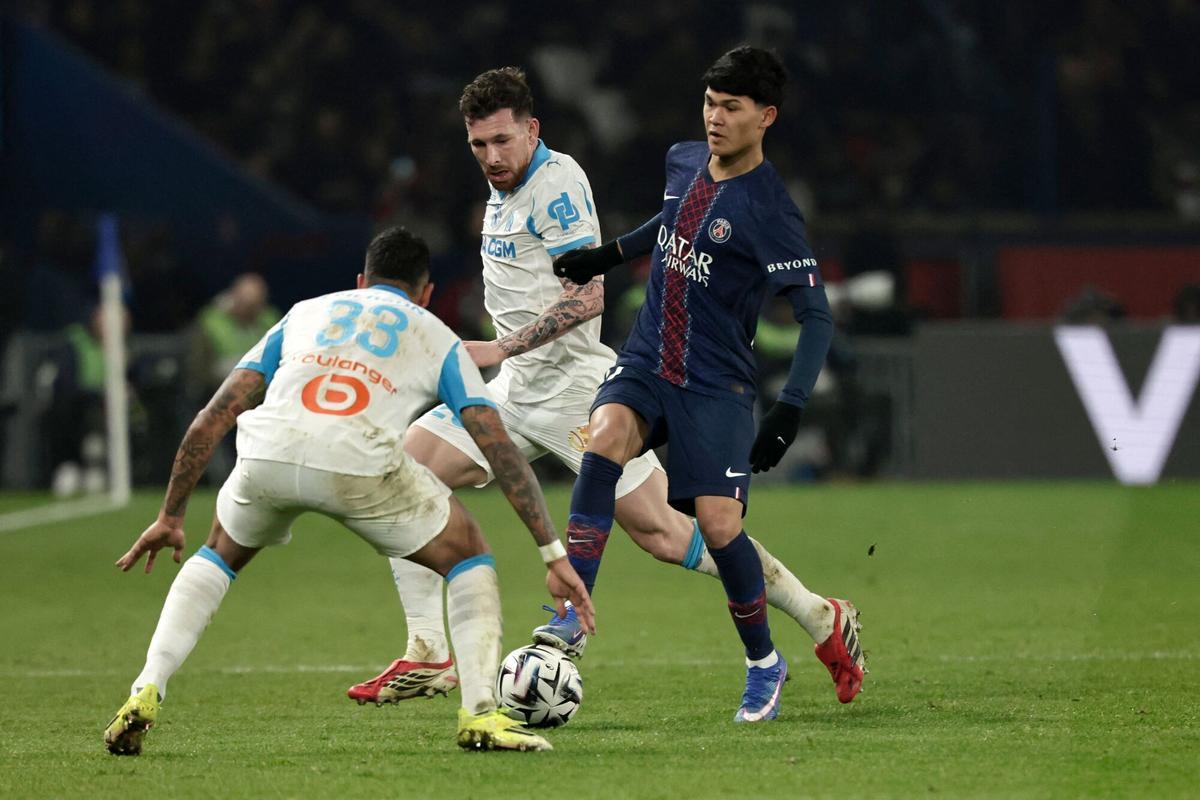 Dro, en su estreno con la camiseta del PSG.