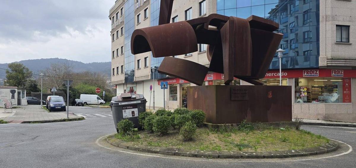 La mejor escultura al reciclaje. | SANTOS ÁLVAREZ