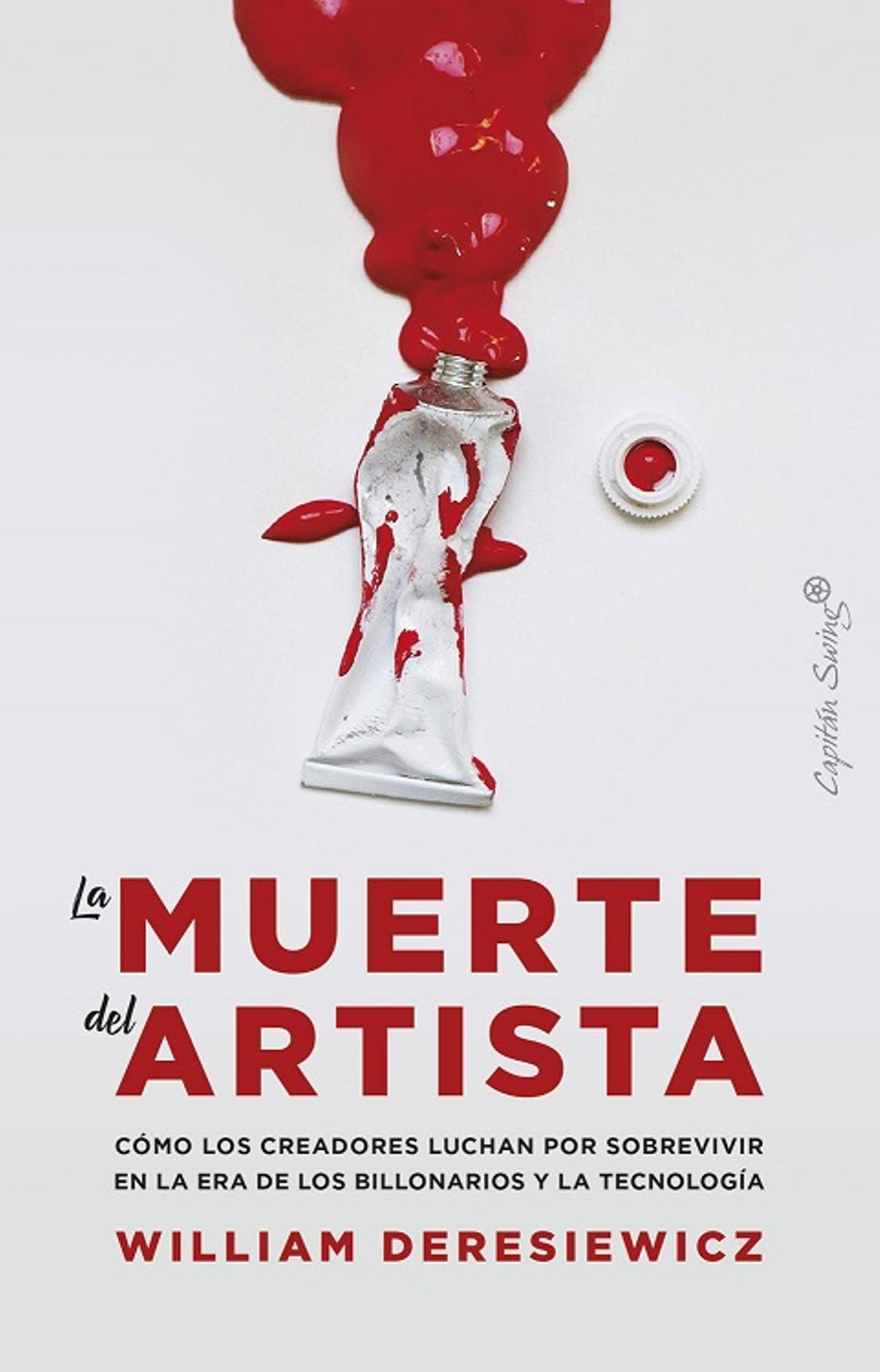 Aspecto de la portada de "La muerte del artista".