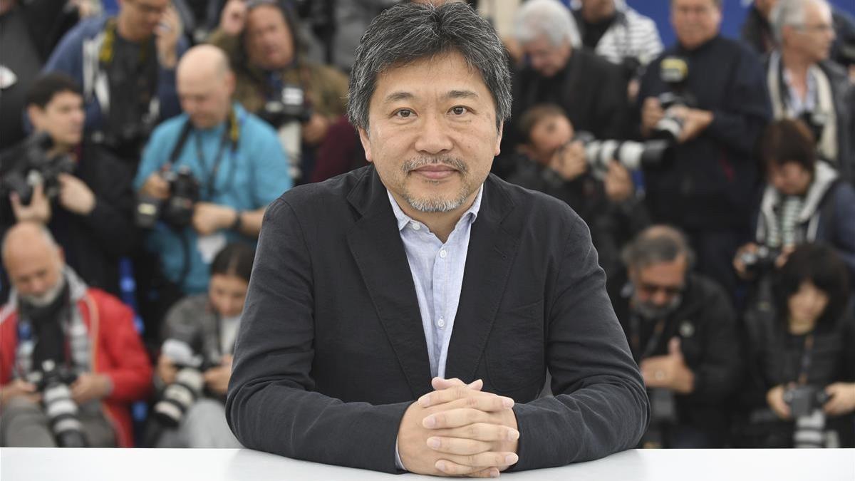 Hirokazu Kore-eda, en la presentación de 'Un asunto de familia (Shoplifters)' en el Festival de Cannes