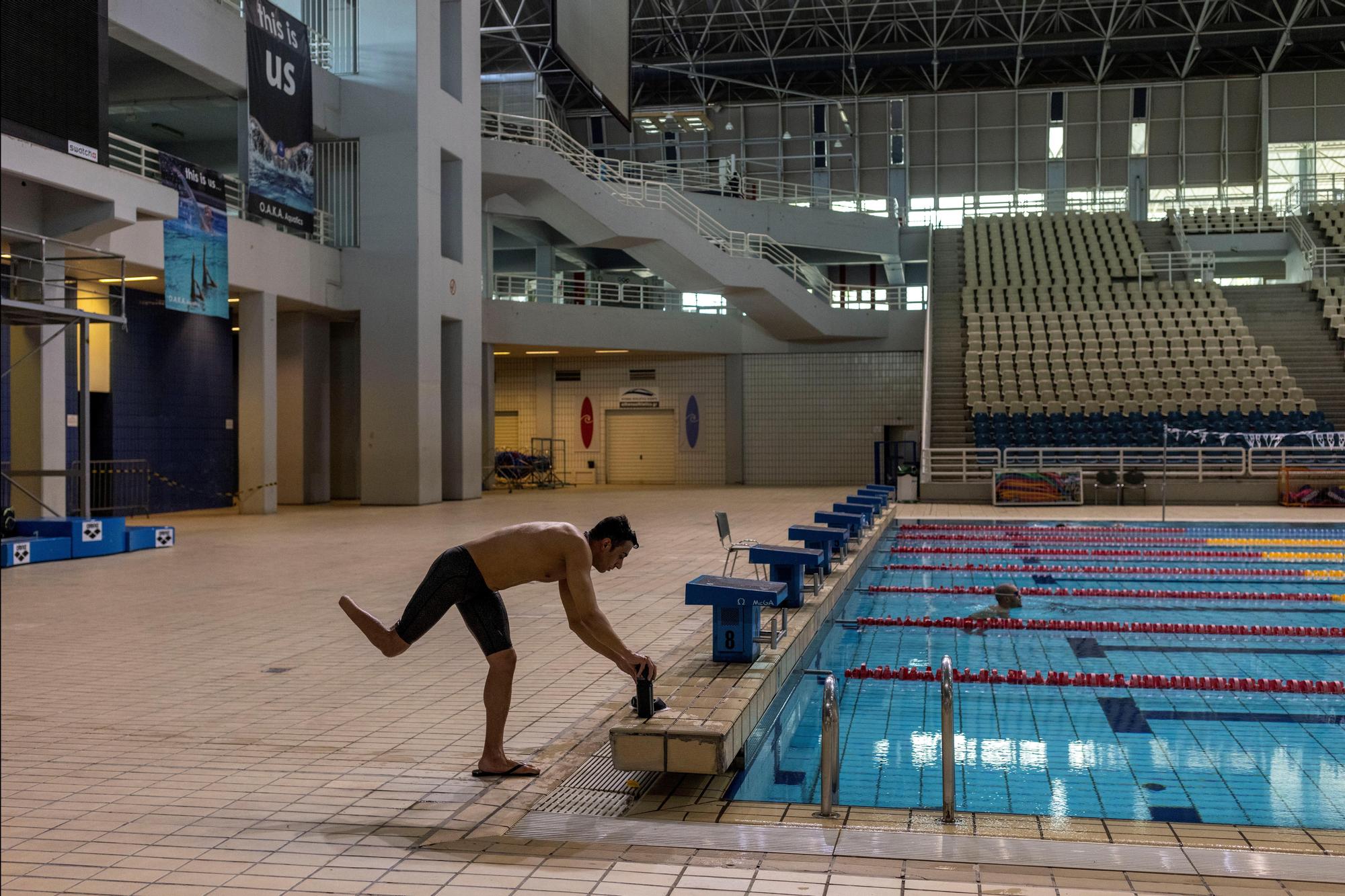 Un refugiado sirio entrena para los Juegos Paralímpicos