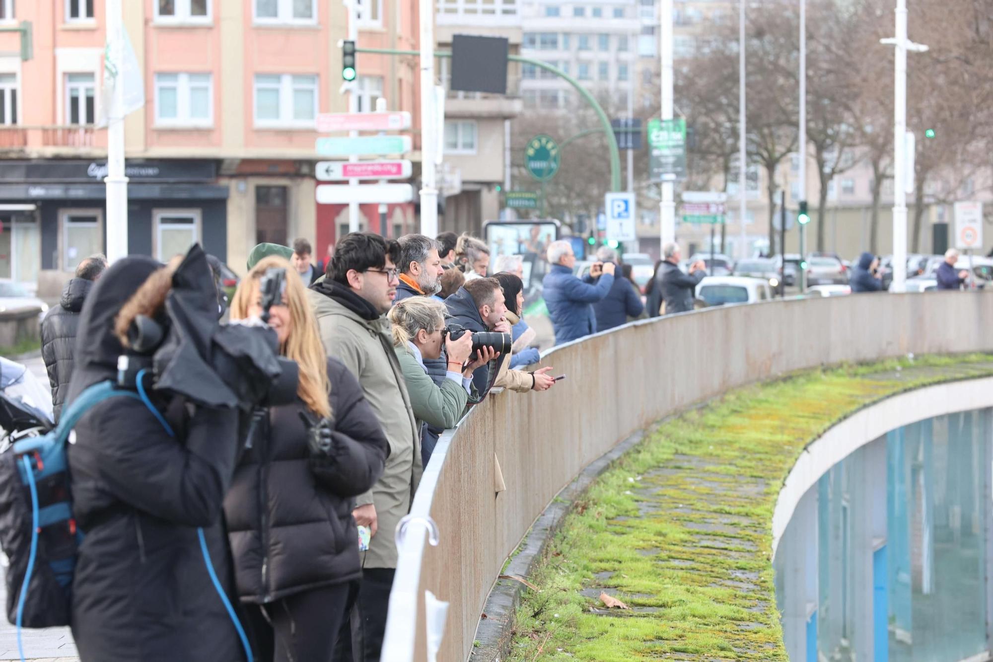 Alerta roja en el mar en A Coruña