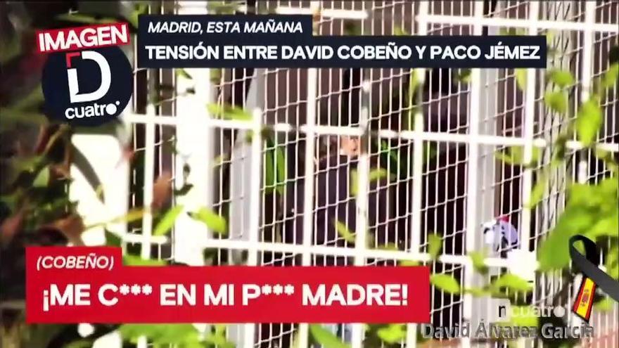 Discusión entre Paco Jémez y Cobeño en el Rayo Vallecano