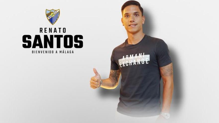 Oficial: El Málaga CF ficha a Renato Santos por tres temporadas