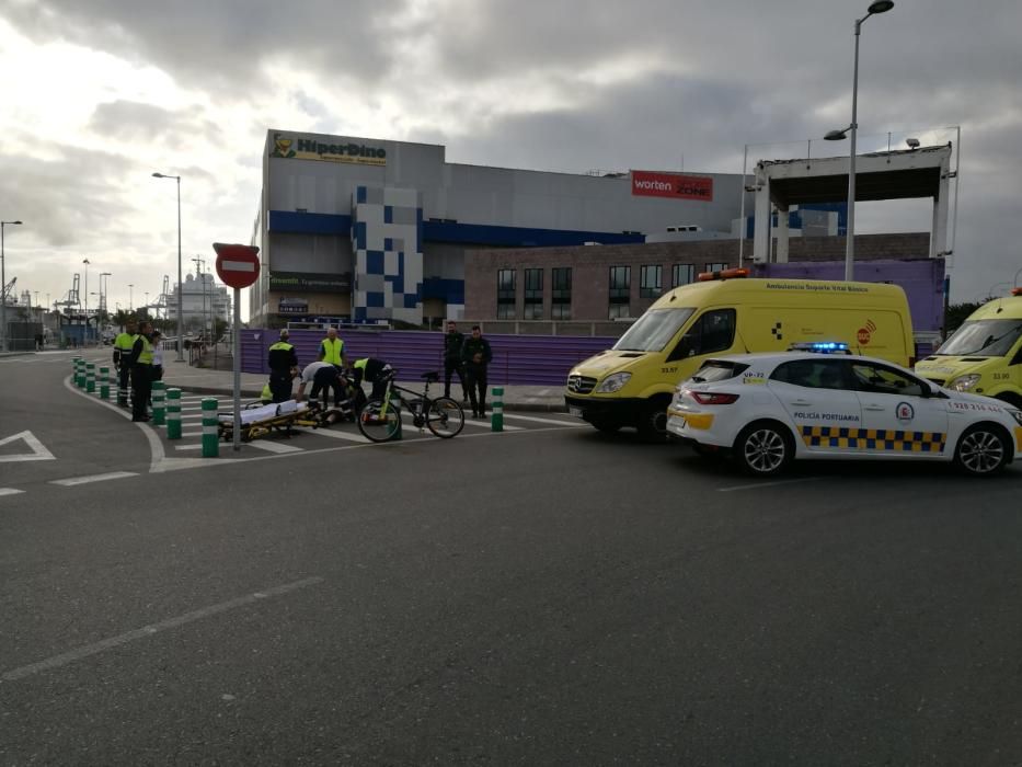 Un corredor recuperado de una parada cardiorrespiratoria en el Muelle Santa Catalina