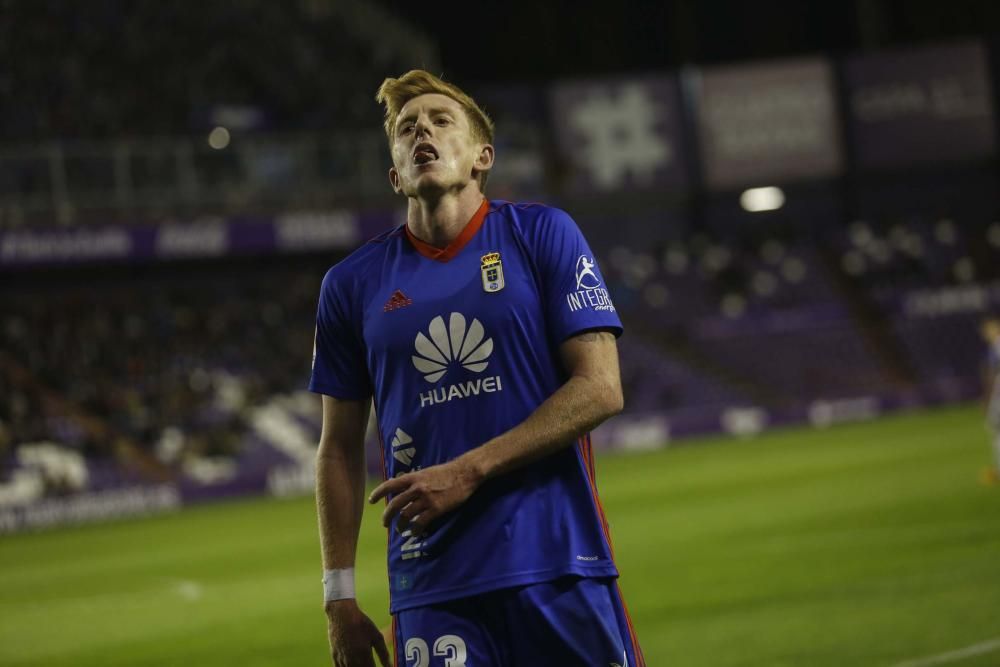 El partido entre el Valladolid y el Real Oviedo, en imágenes