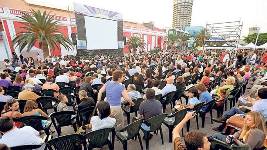 Edición pasada de Cine+Food en el parque Santa Catalina de la capital grancanaria.