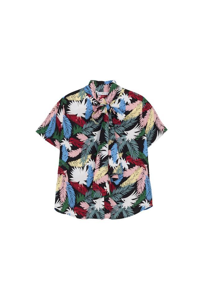 Camisa hawaiana con mil hojas